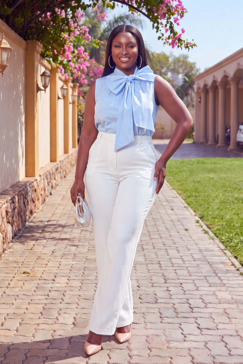 Graceful Bow Blouse