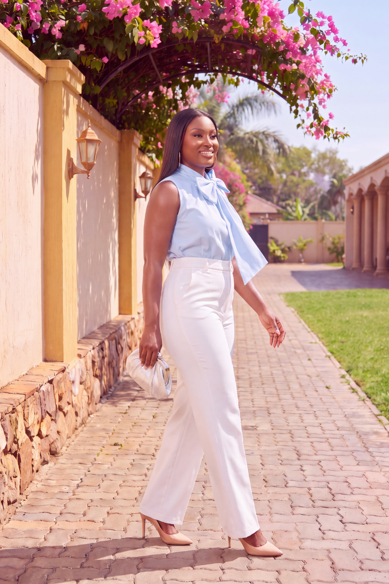 Graceful Bow Blouse