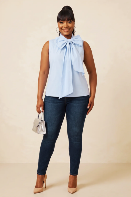 Graceful Bow Blouse