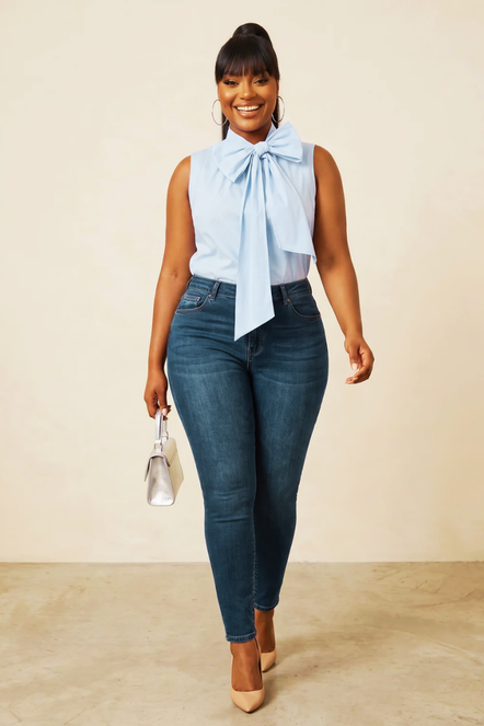 Graceful Bow Blouse