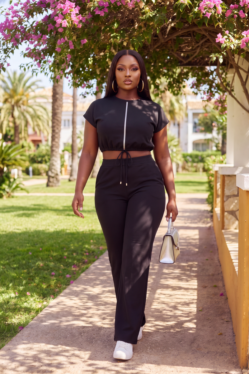 On the Move Wide-Leg Two-Piece Set