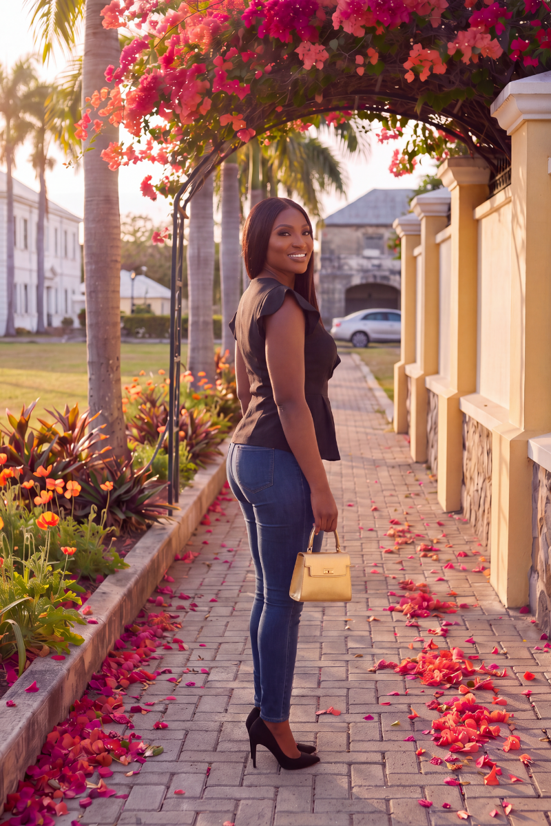 The Executive Edge Ruffle Top