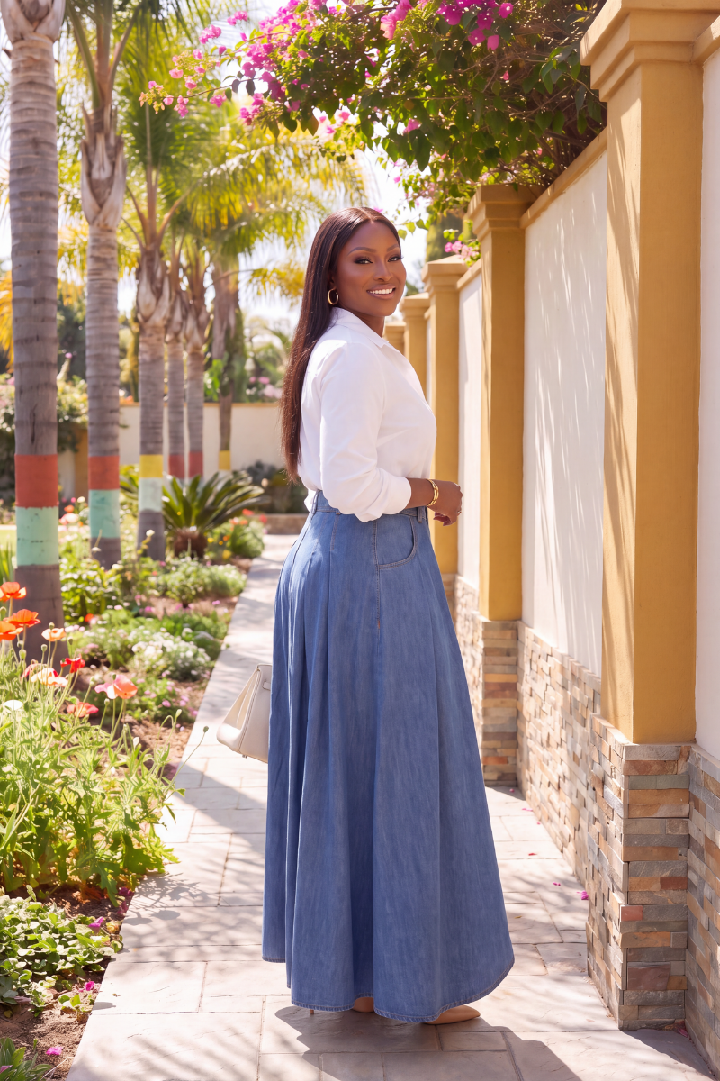 The Denim Illusion Palazzo Jeans