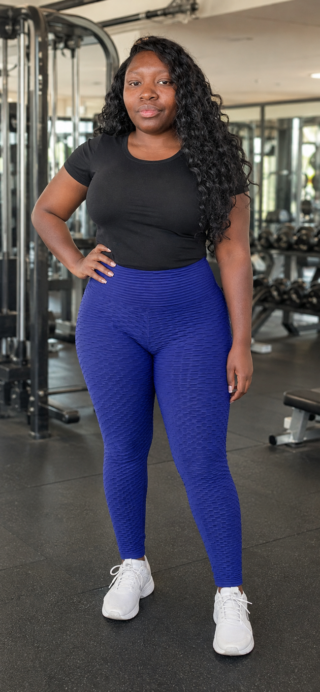 Blue Shape Leggings