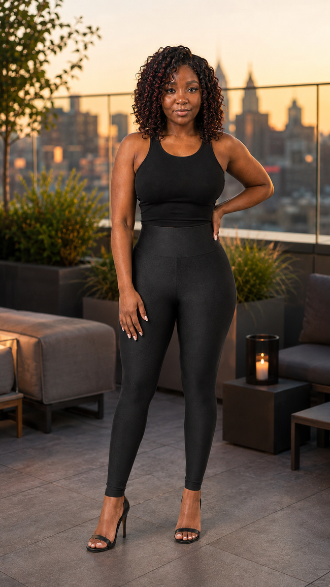 Black Cincher Leggings