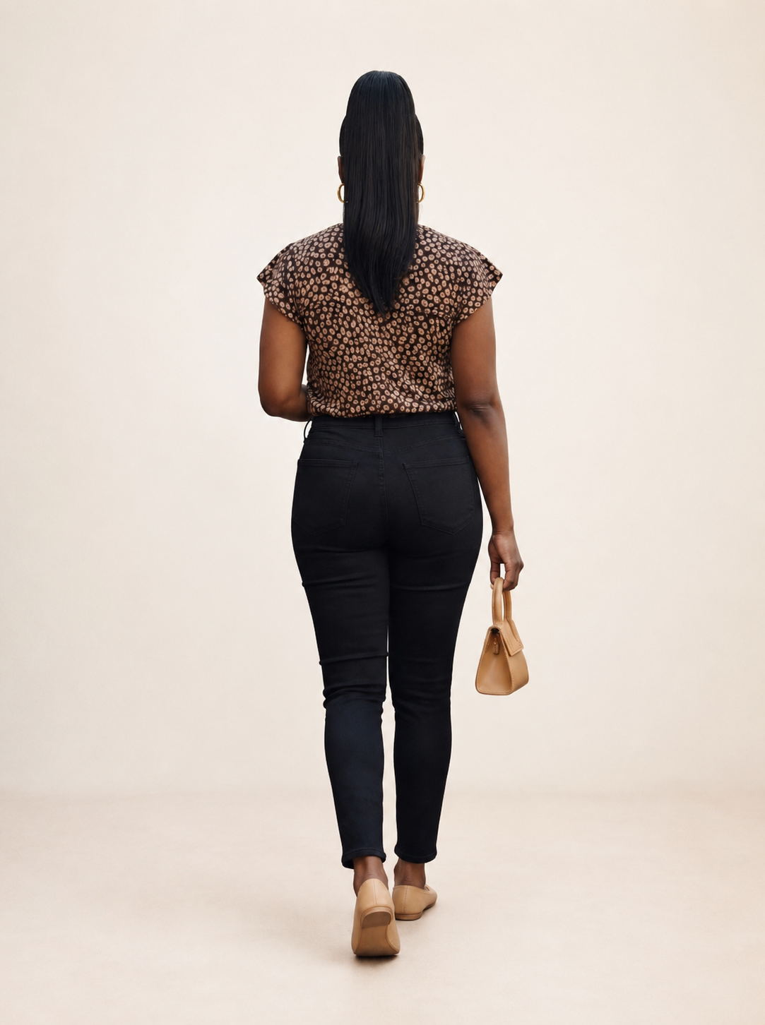 Wild Elegance Flutter-Sleeve Top