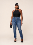 Buttoned Up High-Rise Jeans.