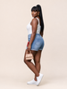 Bloom With Confidence Embroidered Denim Shorts