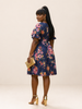Garden Grace Floral Fit-and-Flare Dress.