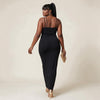 Black High Stretch Backless Dress