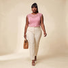 Pink Lace Flowy Tank Top
