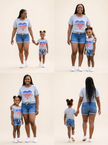 Stars & Stripes Heart Graphic T-Shirt.