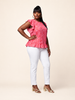 Blushing Beauty Ruffle-Sleeve Top