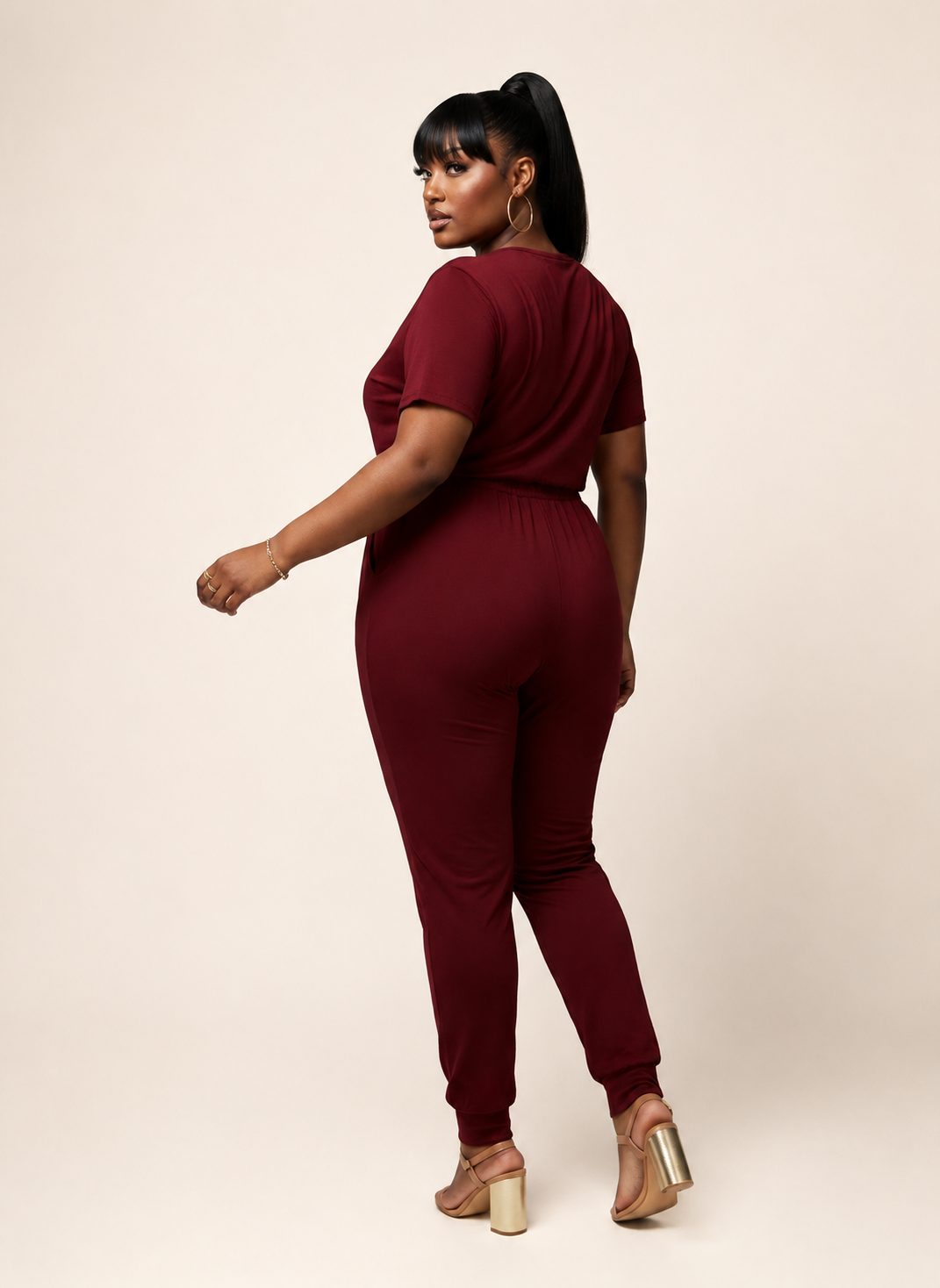 Effortless Confidence Wrap-Front Jumpsuit.