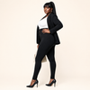 Snatched & Styled Corset-Waist Leggings.