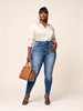Everyday Edge Distressed Skinny Jeans.