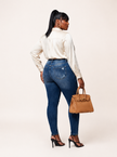 Everyday Edge Distressed Skinny Jeans.