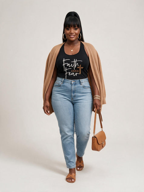 Faith Over Fear Graphic Tank Top