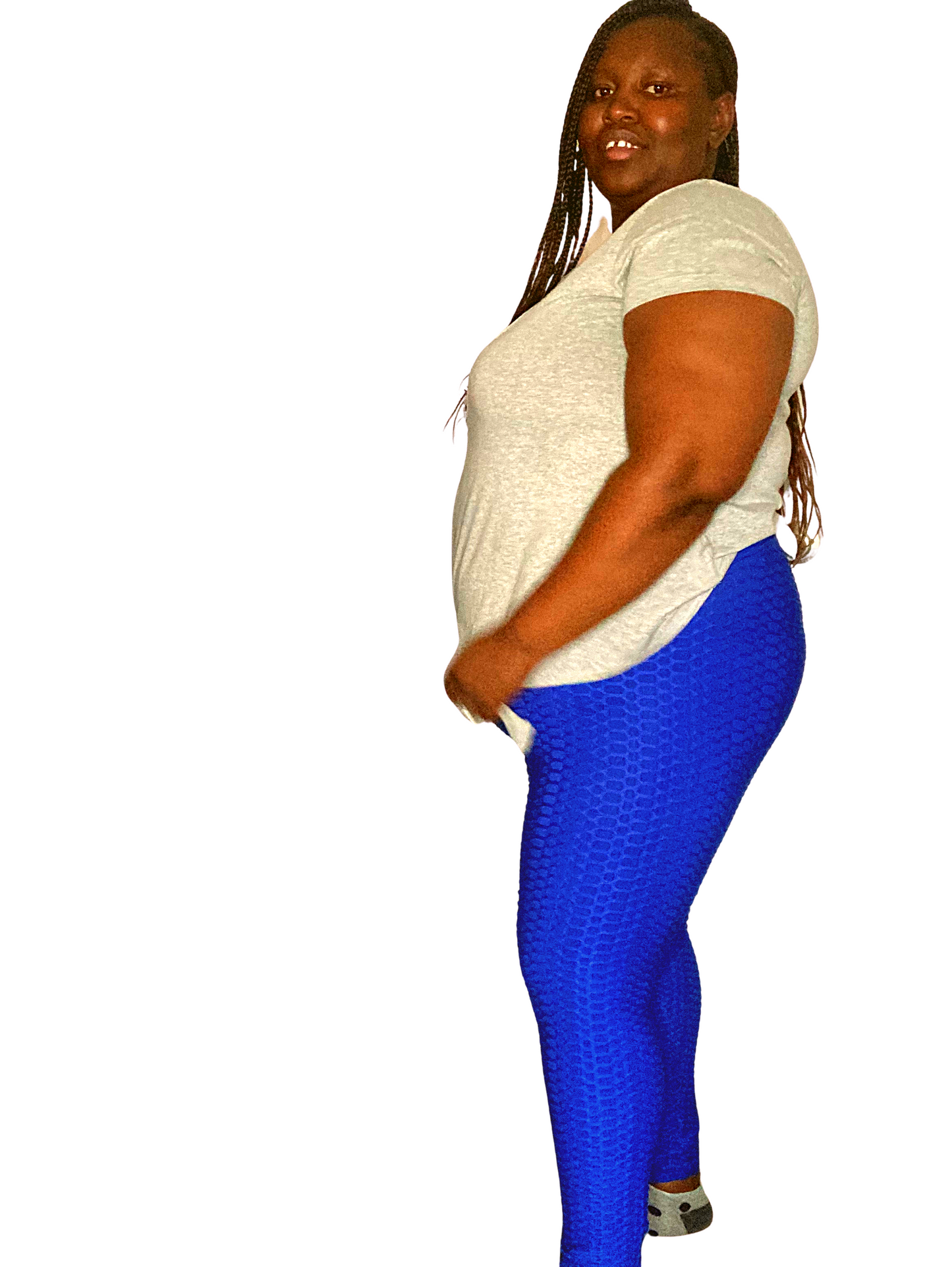 Blue Shape Leggings - Dlolaventures