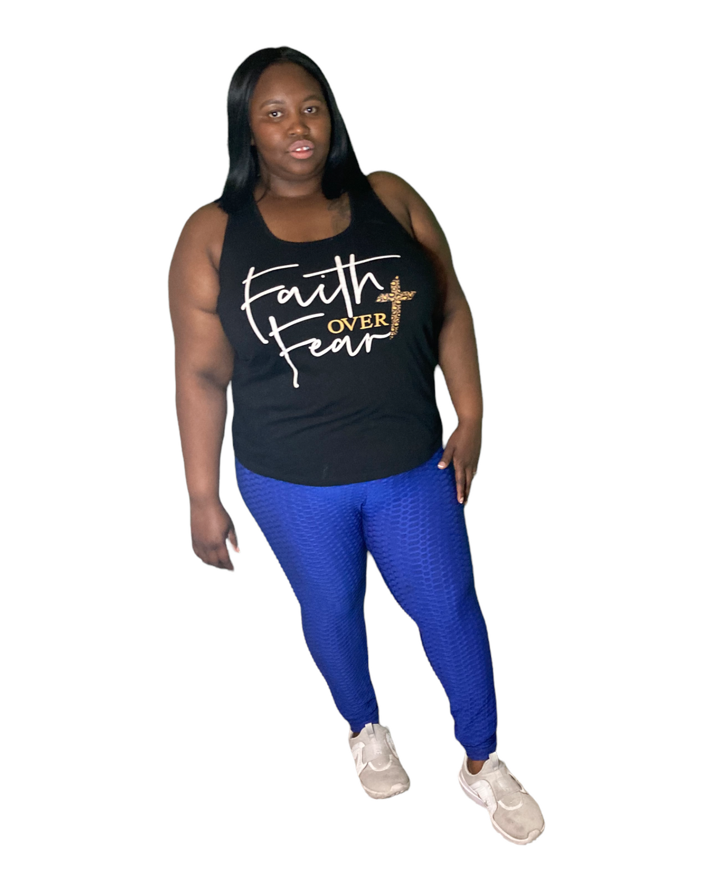 Blue Shape Leggings