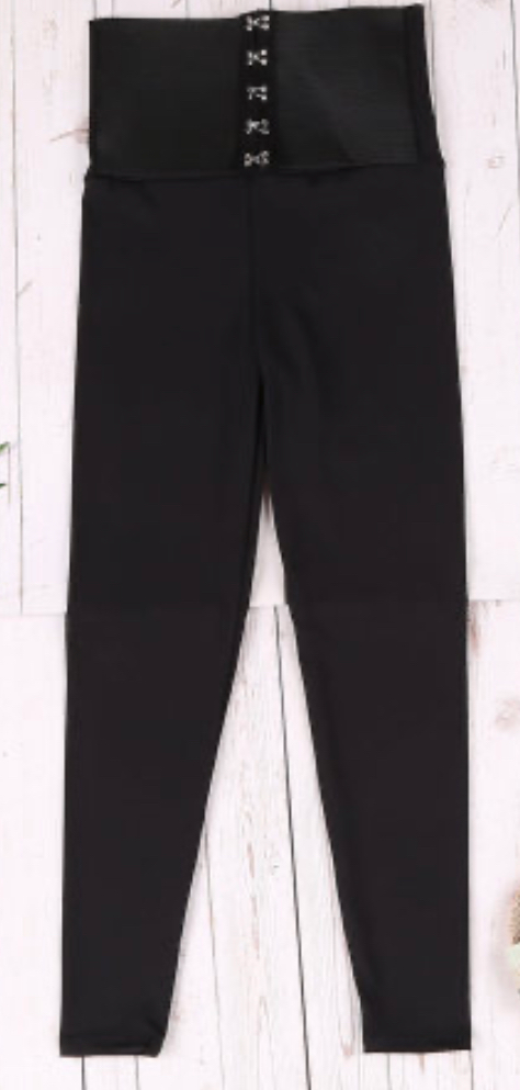 Black Coraset Leggings