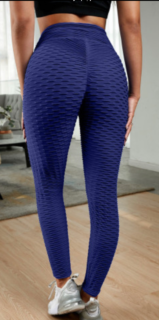 Blue Shape Leggings