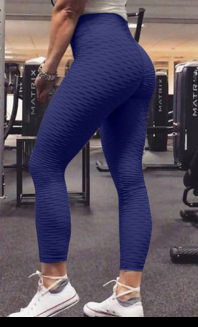 Blue Shape Leggings