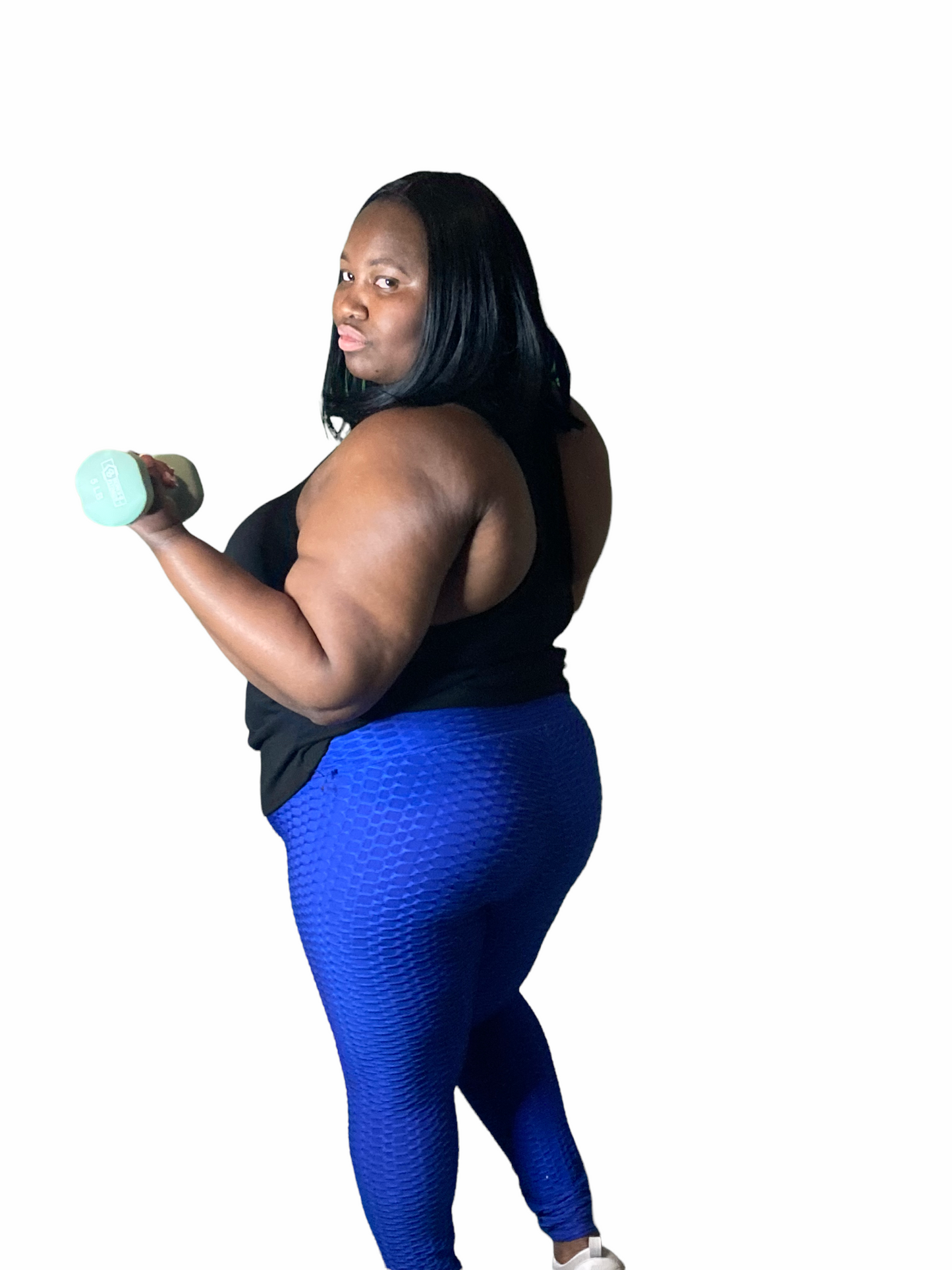 Blue Shape Leggings