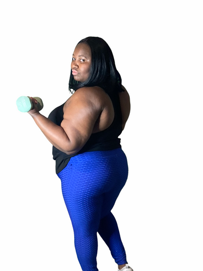 Blue Shape Leggings